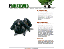 Tablet Screenshot of primatewebdesign.com